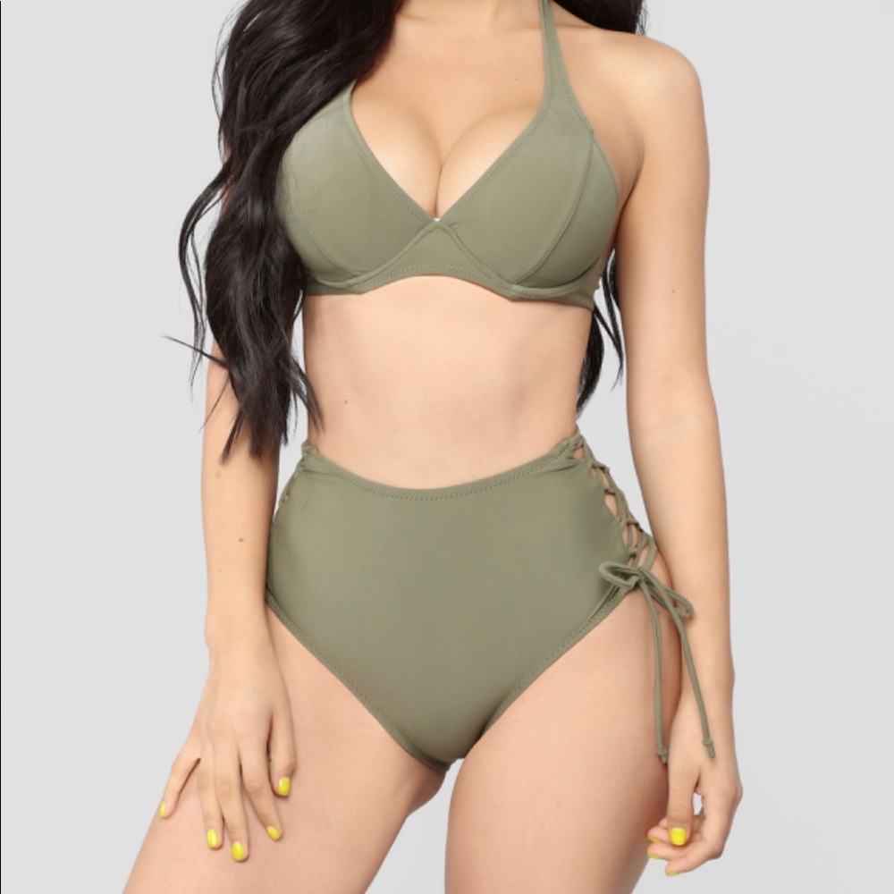 High waist bikini